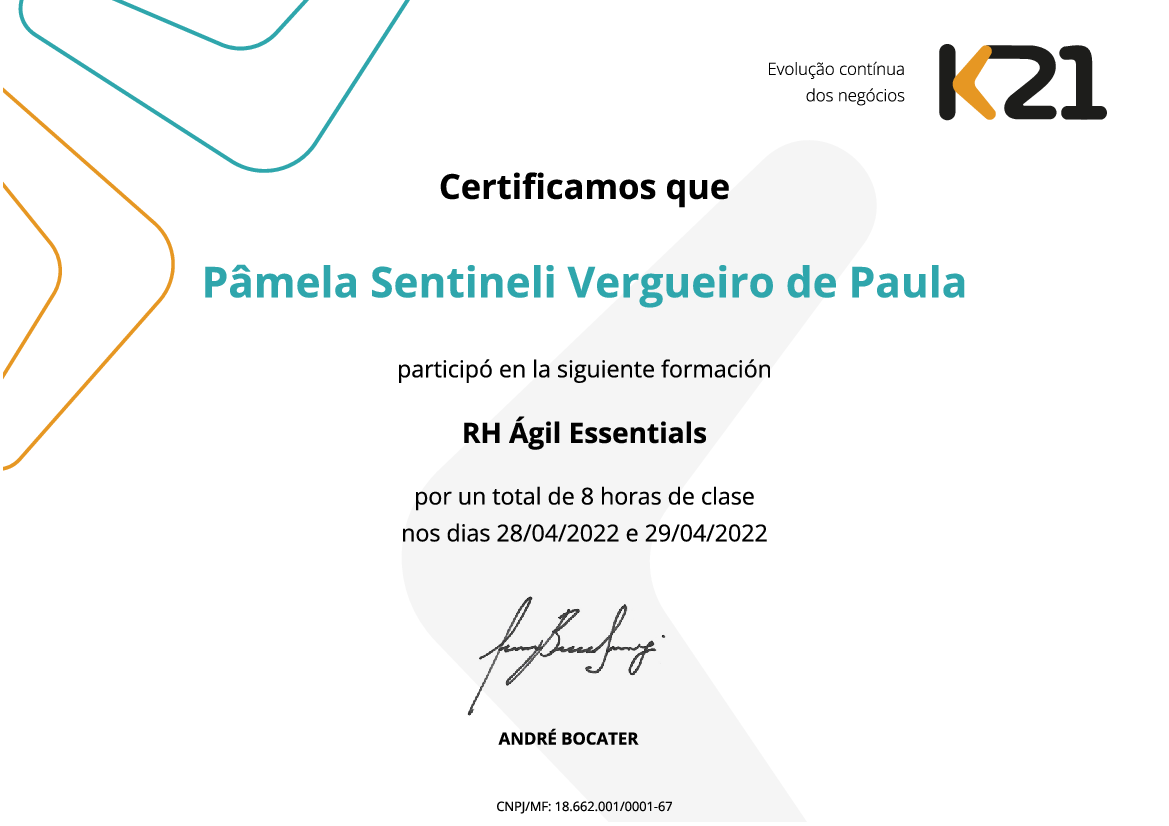 Certificado K21